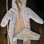 Baby Blue Pram Suit Newborn Image 2