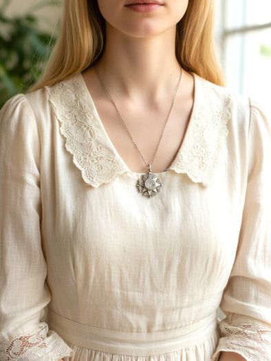 Antique Silver Fob Pendant