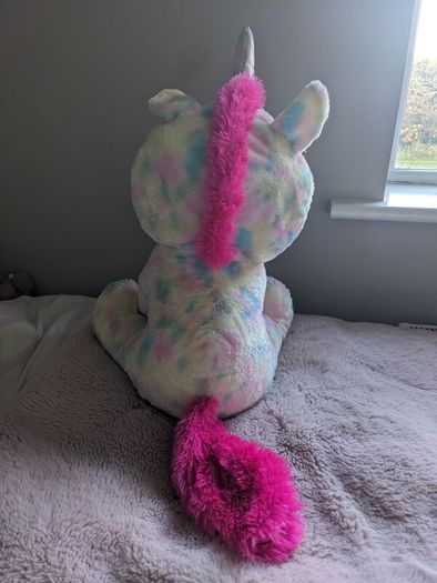 Large Pugsley Plush Unicorn Soft Toy
