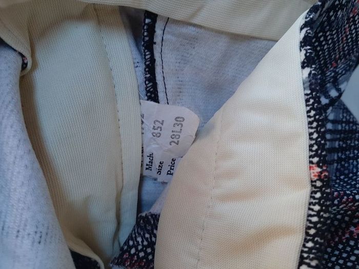 new 70's flared trousers high waist tag attached