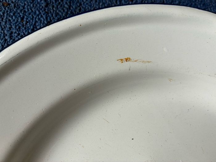 Vintage enamel plate