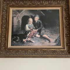 large canvas painting