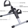 Mini Pedal Exercise Bike Portable Home Workout Office Exerciser Bike Gym Equipment Fitness Leg Foot Arm Under Desk Sitting Down Stepper Training Adjustable (FREE SHIPPING) Image 6