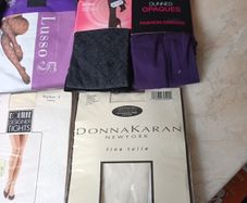 Ladies Tights- Different Colours & Styles X 12 Pairs.  Size -  Medium.   B.N.W.T.
