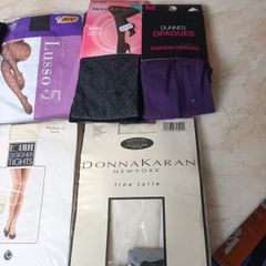 Ladies Tights- Different Colours & Styles X 12 Pairs.  Size -  Medium.   B.N.W.T.