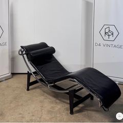 1980s Vintage Reproduction Corbusier Lc4 Lounger