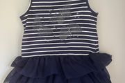 Target Australia navy girls sleeveless tutu dress Age 1 EUC