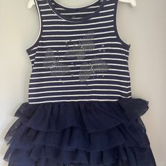 Target Australia navy girls sleeveless tutu dress Age 1 EUC