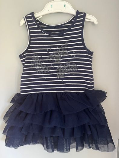 Target Australia navy girls sleeveless tutu dress Age 1 EUC