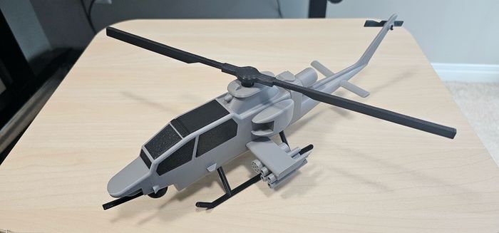 AH-1 Cobra Gunship3D printed (Free Postage)