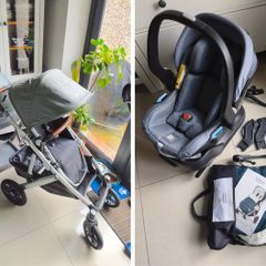 Uppababy Vista 2 (Full Bundle) - Travel System (Buggy/Bassinet/Car seat) + Adaptors & Accessories