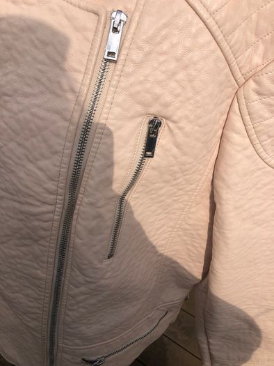Blush Pleather Jacket Size 20