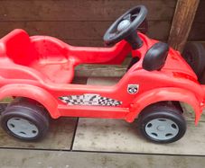 Dolu Toddler Kids Smart Car Pedal Operated Ride On Car Red
