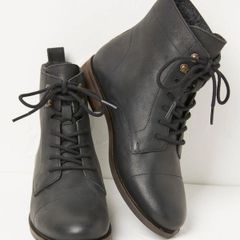 FatFace Leather Boots Womens Size EU 38 UK 5 Like New