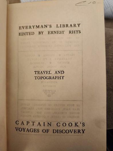 Captains Cooks Voyage Of Discovery.  Edited By Ernest Rhys. Published  By Everymans Library. 1915 Hardback In Good Condition. 37.