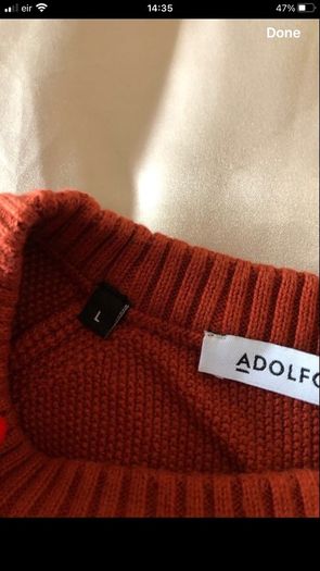 Mens jumper size L reduced like new