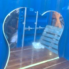 large heart mirror