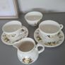 Royal Doulton Miramont Cup/Saucer/Sugar Bowl/Creamer Set For 2 Image 5