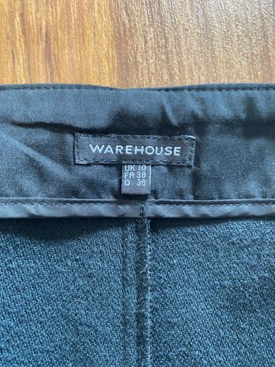 Leather warehouse skirt
