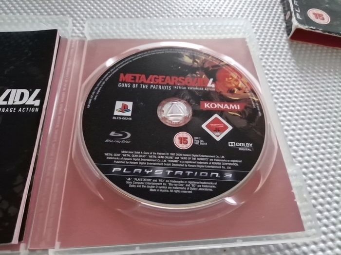 Metal Gear Solid 4 PlayStation3 Ps3 Games Original