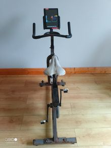 Spinner exercise bike and weight bench set