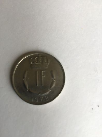 1971 Luxembourg coin 1 Franc