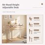 L-shaped Electric Standing Desk 140cm Height Adjustable Image 7
