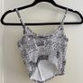 Black and white Primark crop top Image 2