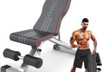 Commercial Weight Bench, 660LBS Adjustable/Foldable Strength Training Bench, Utility Incline/Decline Bench for Full Body Workout with Fast Folding (FREE POSTAGE)