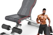 Commercial Weight Bench, 660LBS Adjustable/Foldable Strength Training Bench, Utility Incline/Decline Bench for Full Body Workout with Fast Folding (FREE POSTAGE)