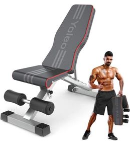 Commercial Weight Bench, 660LBS Adjustable/Foldable Strength Training Bench, Utility Incline/Decline Bench for Full Body Workout with Fast Folding (FREE POSTAGE)