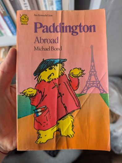 Vintage Paddington Bear Paperback Lot: 2-Book Armada Lions Set (Paddington Abroad & Paddington Takes the Air)