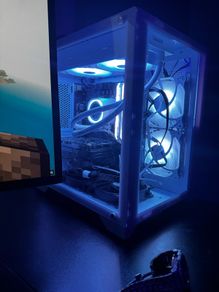 ionz micro atx pc case + 3060ti