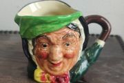 Royal Doulton Miniature Jug - Sairy Gamp - Miniature Jug D 6045 by Leslie Harradine &amp; Harry Fenton