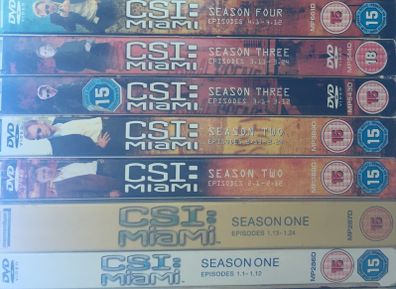 CSI: Miami - Seasons 1-3 + Season 4.Part1 [DVD TV Boxset]