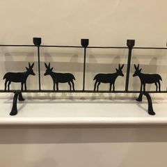 Large Metal Candle Holder