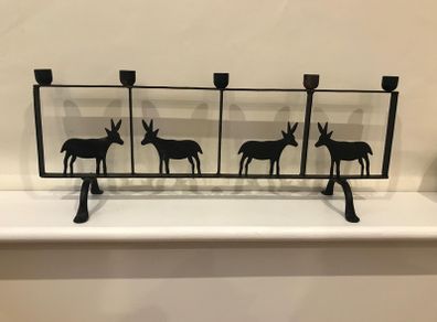 Large Metal Candle Holder