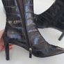 TOPSHOP Leather croc print boots Sz 42 (8 to 8.5UK) - Bnwt Rrp 120 Image 6