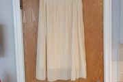 Per Una Cream  Pleated Skirt.  Size 16.
