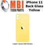 iPhone 11 Back Glass Replacement Rear Battery Cover with Adhesive Yellow Image 2