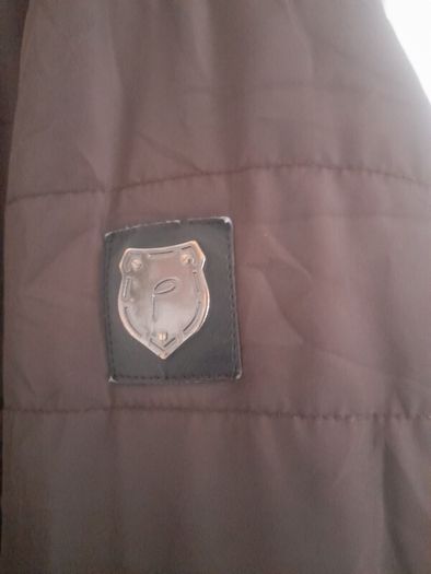 ladies chocolate brown lined hooded jacket