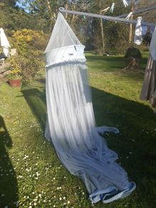 Blue Mosquito Net
