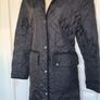 Black Quilted Coat from Marks and Spencer size 12 Image 3