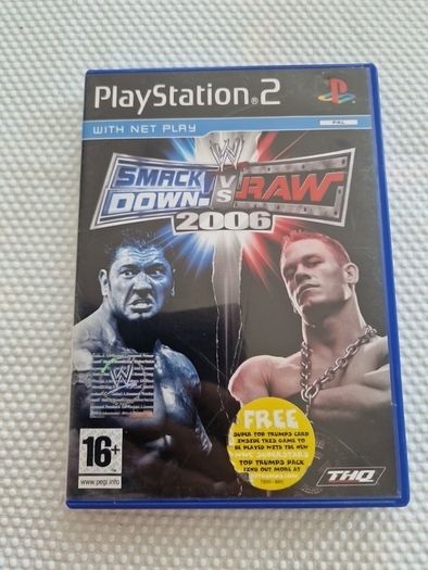 Smack Down vs Raw 2006 PlayStation2 Ps2 Games Original