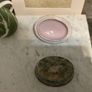 : Rare 19th Century George Jones Majolica Oval Lidded Box / Dish with Sleeping Calf Finial Image 7