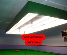 Canopy for Full-Size Snooker Table (Batten lights not included)