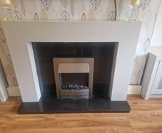 fireplace including electric fire
