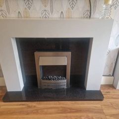fireplace including electric fire