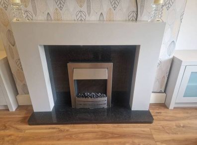 fireplace including electric fire