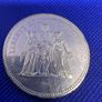 1977 France 50 francs Hercules large coin x 2 Image 5
